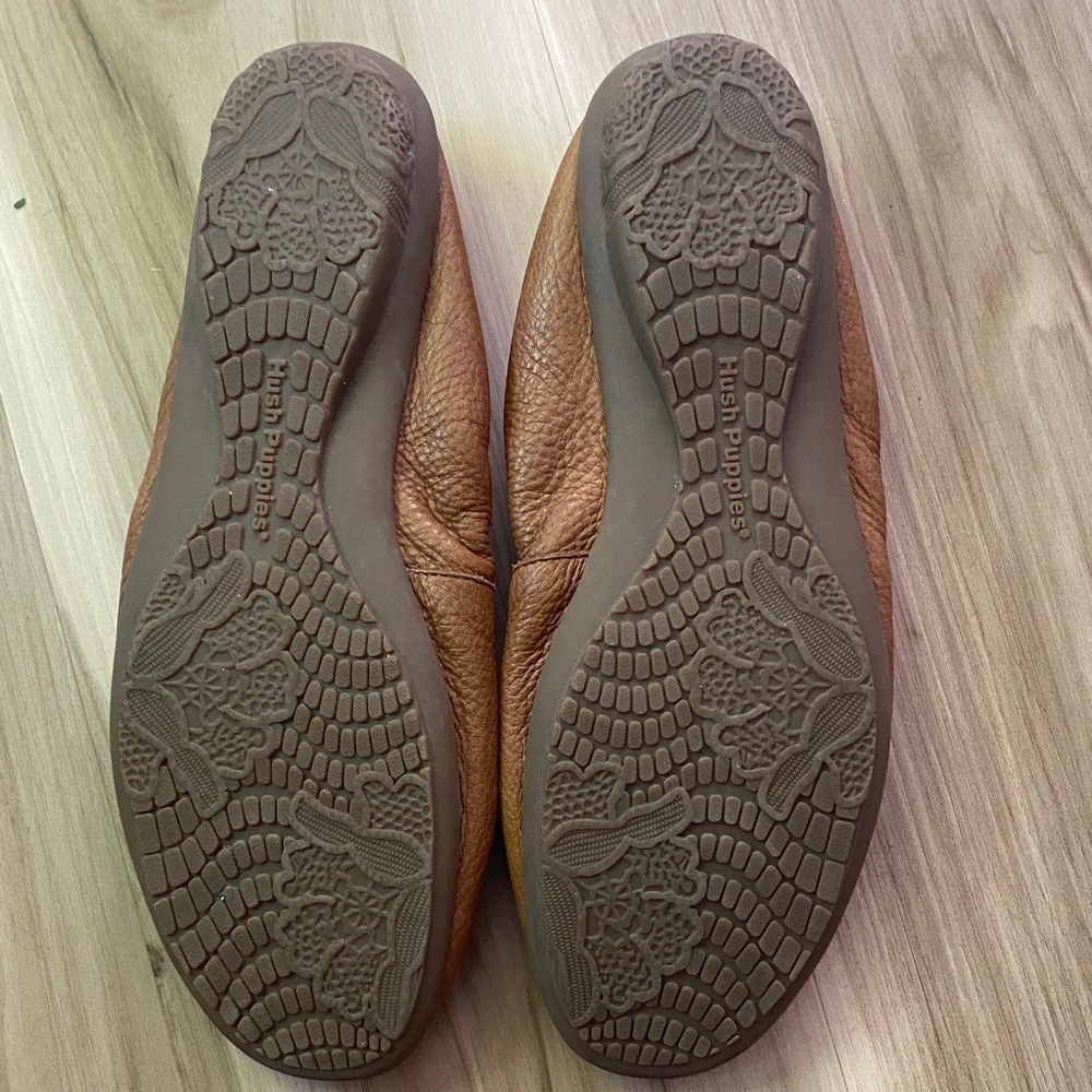 Hush Puppies Brown Leather Women’s Loafers - Picture 4 of 4